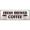 Signmission FRESH BREWED COFFEE BANNER SIGN iced brew drinks espresso cappuccino B-72 Fresh Brewed Coffee - alternate 1
